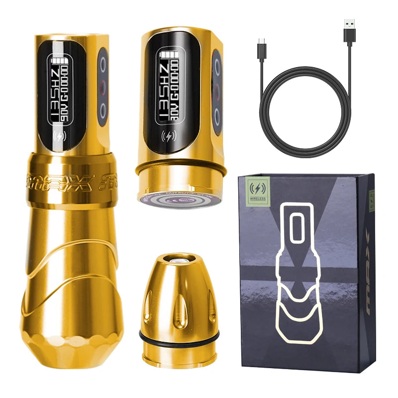 MAX Wireless Tattoo Machine Cartridge Pen 2400mAh Large Capacity Battery Coreless Motor Pen Machine For Tattoo Artists
