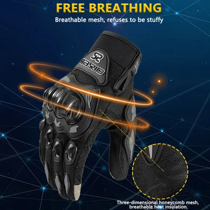 Man's Motorcycle Rider Fabric Gloves for Ktm Man Summer Touchscreen & Motocross Anti-fall Palm Accessories Sports Cycling mitten