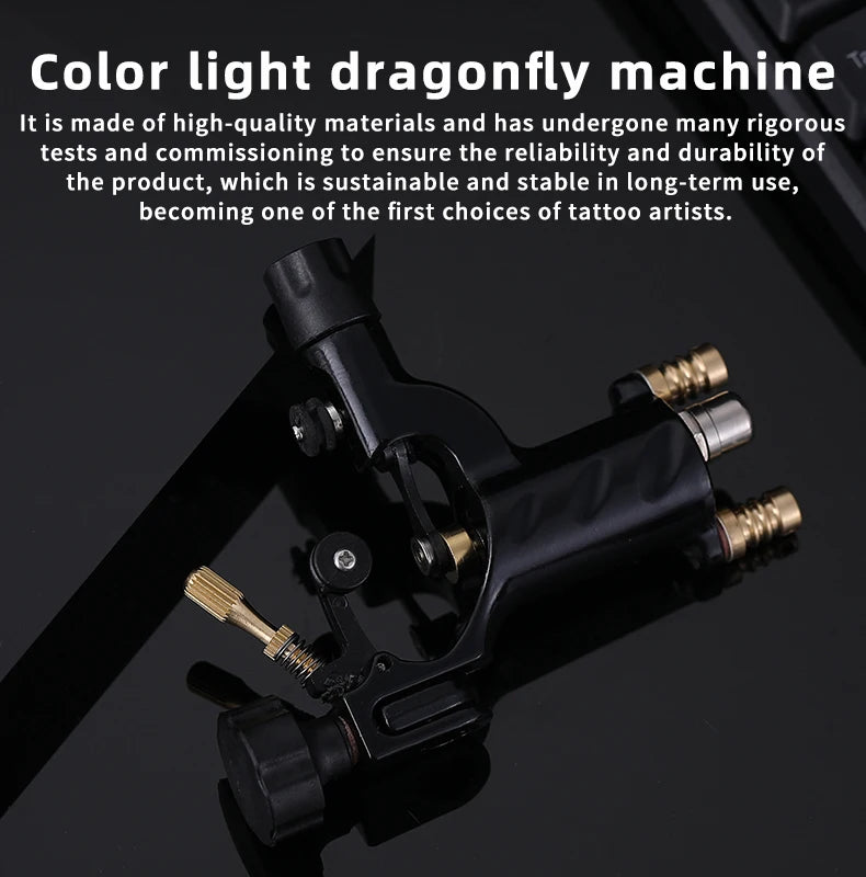 YILONG Rotary Tattoo Machine Tattoo Dragonfly Rotary Tattoo Machine Shader And Liner Tattoo Motor Gun Kits Supply for Artists