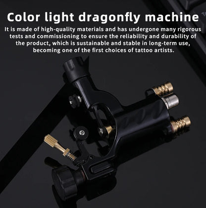 YILONG Rotary Tattoo Machine Tattoo Dragonfly Rotary Tattoo Machine Shader And Liner Tattoo Motor Gun Kits Supply for Artists