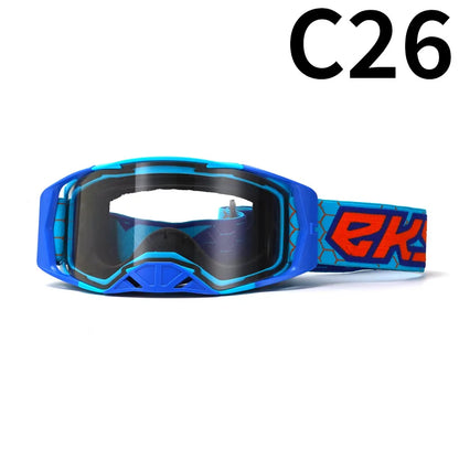 Off-Road Motorcycle Goggles - Windproof, Dustproof Protective Eyewear for Motocross, ATV Riding, Cycling & Outdoor Adventures,