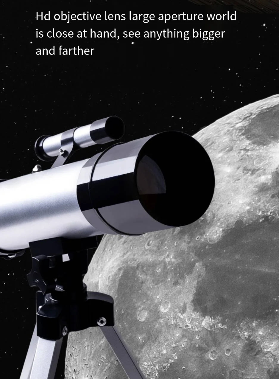 Professional Astronomical Telescope Zoom HD High-Power Tripod Space Star View Moon Binoculars Children Students Teaching Aids