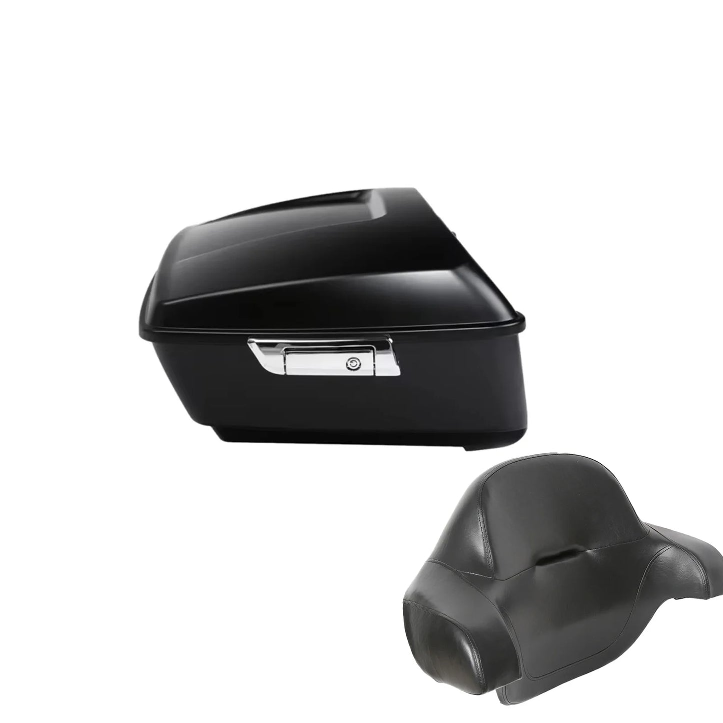 Top Case Moto Tail Bag King Tour Pak Pack Trunk With Turn Signal Led Rack for Harley CVO Road King Street Ultra Glide 2014-Later