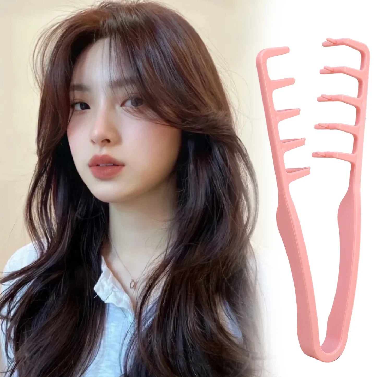 Hair Styling Comb Curling Tools Hairstyling Types Fluffy Texture Bangs Seam Covering Roots Hair Combs