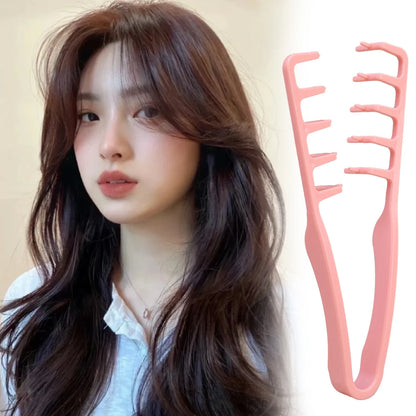 Hair Styling Comb Curling Tools Hairstyling Types Fluffy Texture Bangs Seam Covering Roots Hair Combs