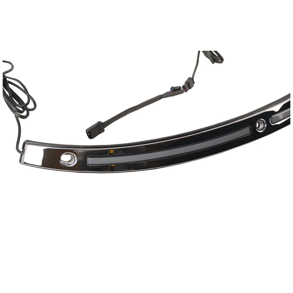 Motorcycle Windshield Trim Light With Gentle Grow For Harley Davidson Touring 2014-2023 Aluminum Alloy