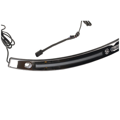 Motorcycle Windshield Trim Light With Gentle Grow For Harley Davidson Touring 2014-2023 Aluminum Alloy