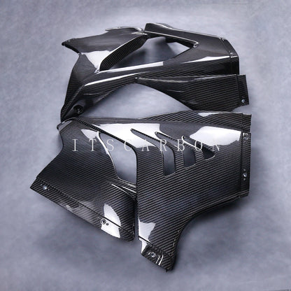 100% Pure Dry Carbon Fiber Race Shell Parts Fender Winglets Cover Fairing Kits For BMW S1000RR M1000RR 2024 2023 2022