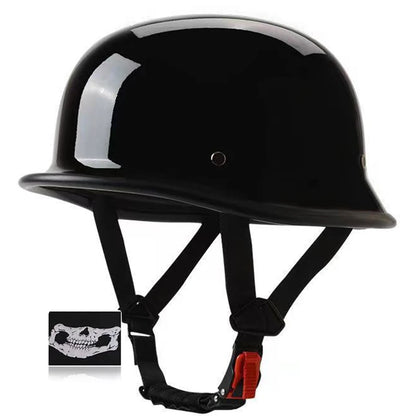Motorcycle Helmet Retro German Vintage Moto Helmet Half Face Riding Casco Moto Helmet ECE DOT Approved Capacete Moto Equipment