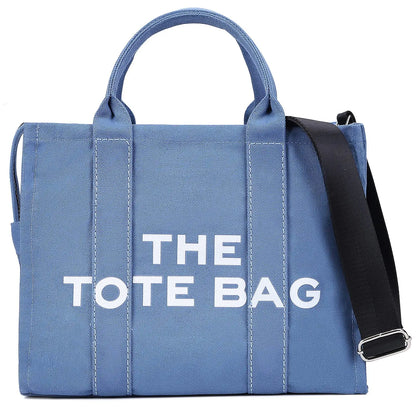 THE TOTE BAG Designer Fashion Handbag Shoulder Strap Crossbody Handbag Adjustable Large Capacity Canvas Women's Bag