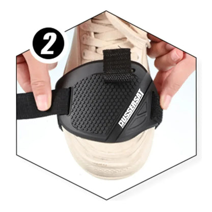 Motorcycle Boot Protection Pad Rubber Boot Protection Cover Adjustable Protection Anti-slip Pad Motorcycle Shoe Protection