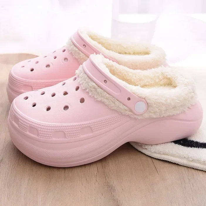 Cotton Fashion Clogs Slippers Women Hole Garden Shoes Water Shoes For Men Beach Sandals Soft Eva Bathroom Slides House Slides