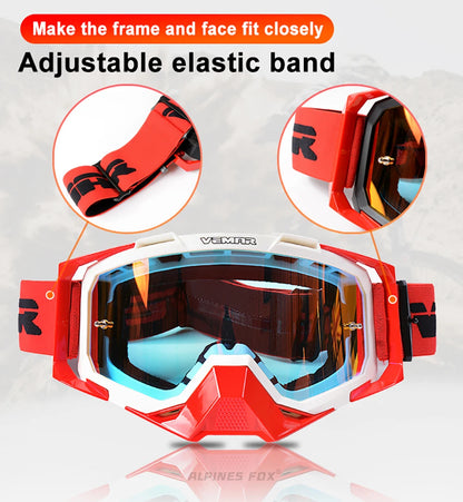 VEMAR Motorcycle Goggles Men Dustproof Motocross Helmet Glasses Skiing Gafas MTB ATV Dirt Bike Moto Sunglasses Outdoor Riding