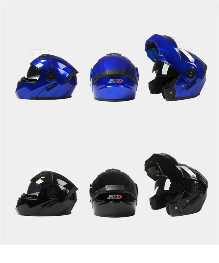 DOT Approved Personalised Flip Up Motorcycle Helmet For Men Women Safety Downhill Motocross Racing Modular Full Face Casco Moto