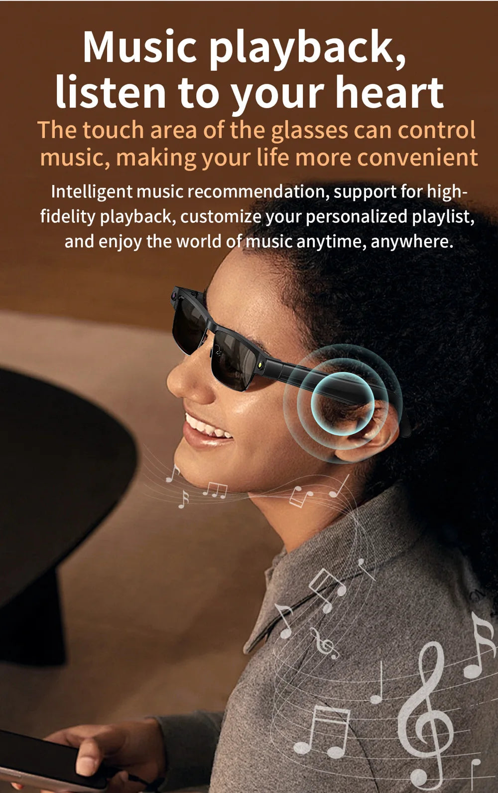 4K Smart AI Glasses 8MP Camera Recording Videos Photo Recognition Answer Translation BT Call Photochromic Sunglasses Waterproof