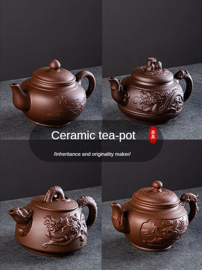 Pot for Tea Sets Hot Selling Purple Clay Pots Yixing Clay Kettle Teapot Set Samovar Oriental Moroccan Teapot and Cup Set Gaiwan