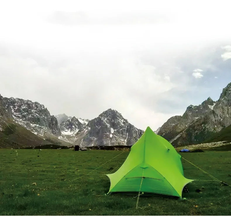 ASTA GEAR Yunque 10D Ultralight 1P Tent Outdoor Camping Fish Spine Waterproof Windproof Silicon Coating Trekking Tent