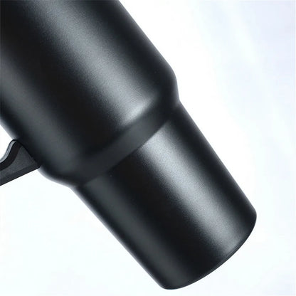 40oz Tumbler with Handle Straw and Silicone Boom Stainless Steel Vacuum Thermos Cup Large Capacity Travel Car Coffee Mug Logo