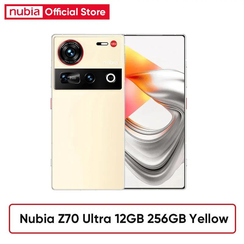 Nubia Z70 Ultra 5G Smartphone Snapdragon 8 Elite Processor 6.85' 144Hz AMOLED Display NFC  Global Version 16GB 512GB
