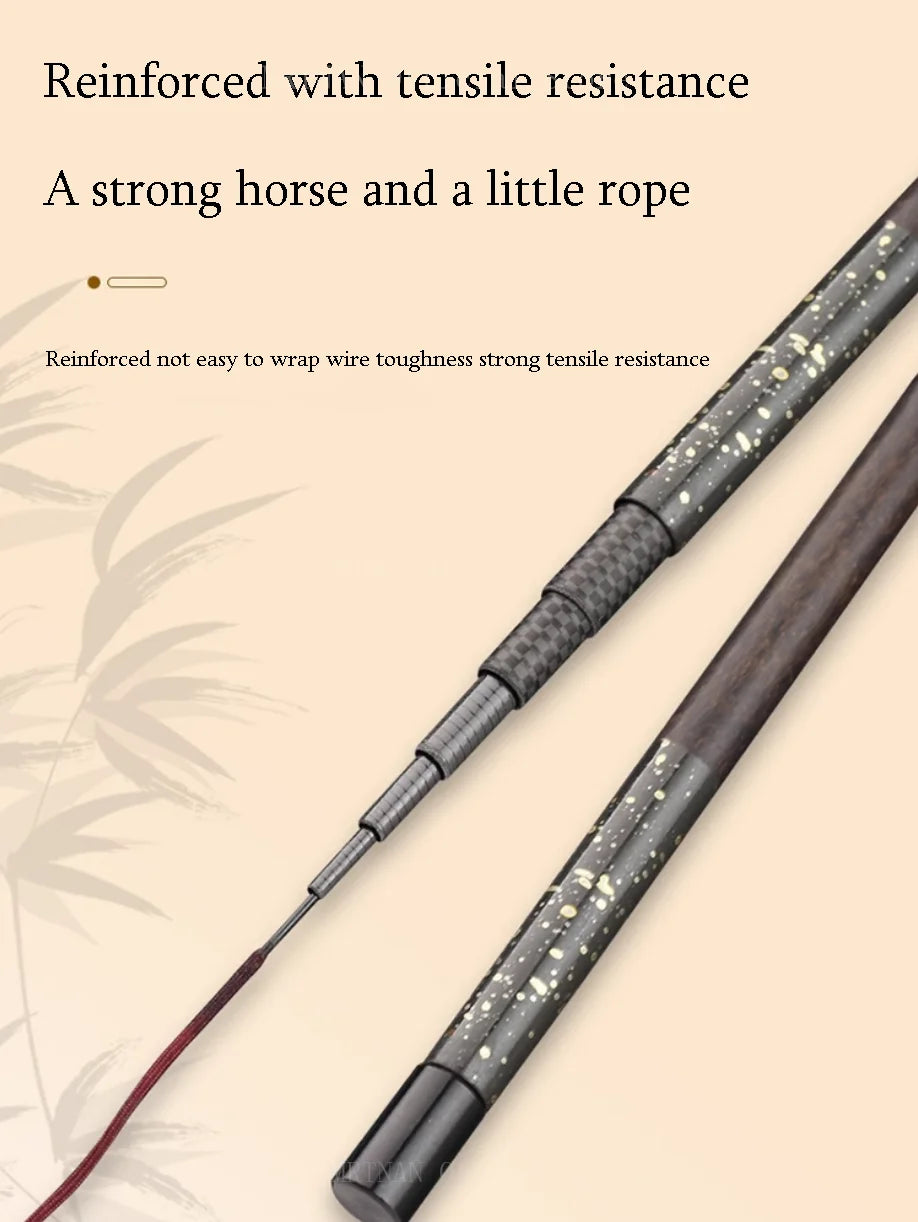 1.8M-4.5M Ultralight Telescopic Fishing Rod Travel SuperHard Stream Lake Hand Pole Carp Feeder Portable Fishing Rods