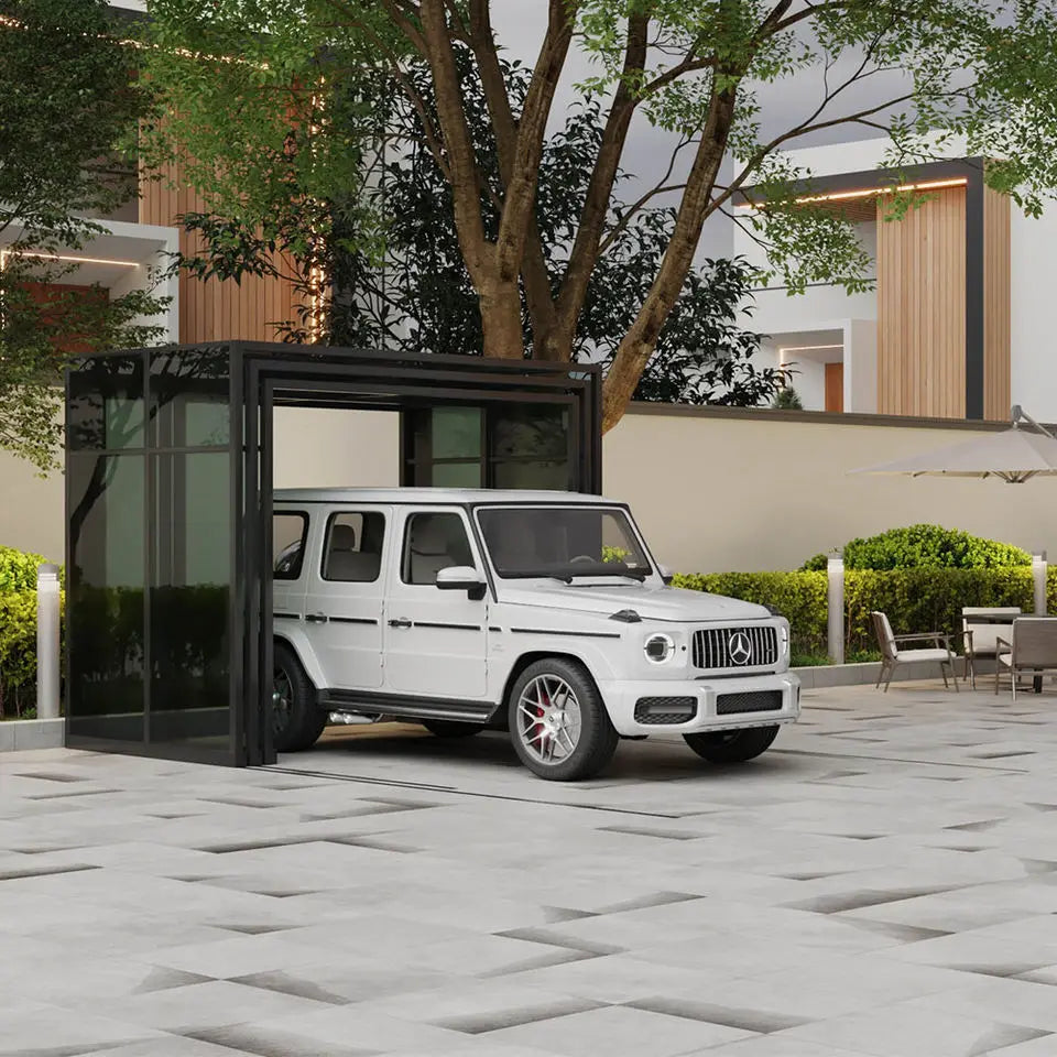 Any Size Custom Retractable Foldable Carport Heavy Home Villa Patio Durable Waterproof Windproof Sun Shade Car Garage Safe Tough