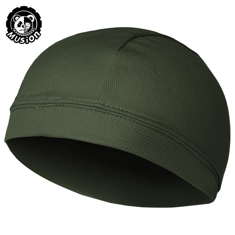 Musion Mesh Helmet Liner Absorb Sweat Absorb Sweat Quick-Drying Running Sport  Cap for Biker