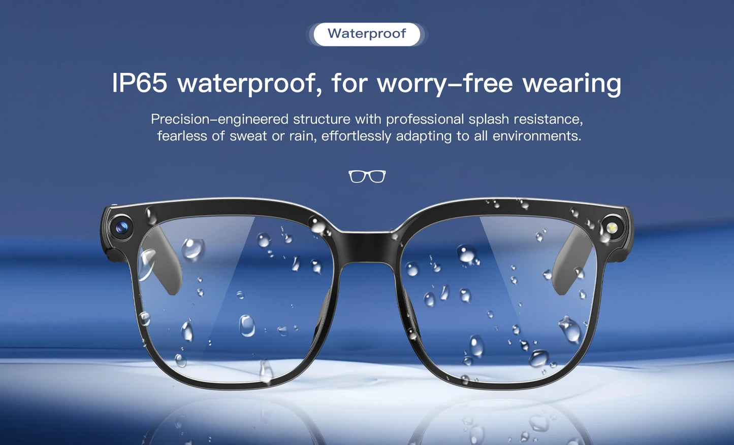 2026 4K HD AI Smart Glasses New Bluetooth Call Voice Assistant Control Chat GPT 800MP Camera AI Translation Sunglasses Men Women
