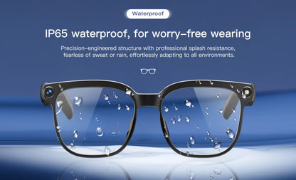 2026 4K HD AI Smart Glasses New Bluetooth Call Voice Assistant Control Chat GPT 800MP Camera AI Translation Sunglasses Men Women
