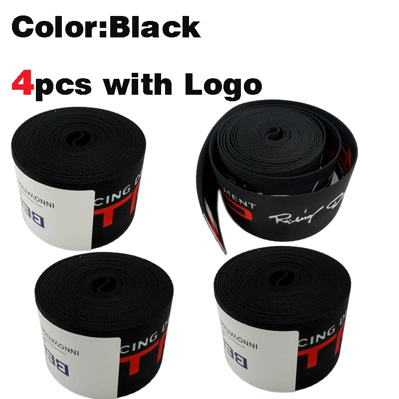 4pc New Auto Car Seat Belt Seatbelt Webbing Nylon 3.6M Universal Racing Car Modified Seat Safety Belts Harness Strap with logo