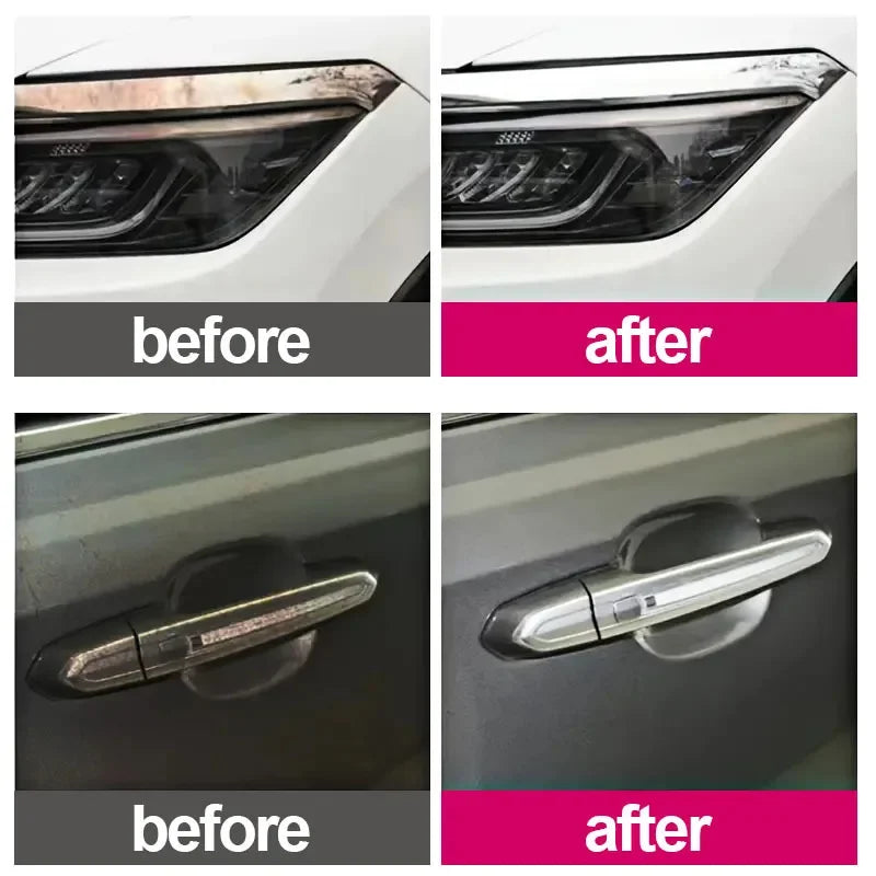 NEW Chrome & Metal Polishing Paste - Car Plating Restoration Cream for Shiny Wheels, Bumpers & MoreChrome & Metal Polishing