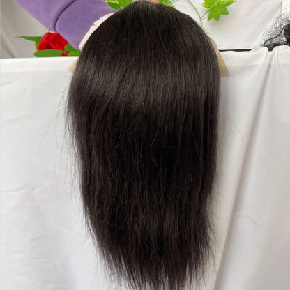 French Lace Front Mens Toupee Hair 12inch Long Hair Replacement System For European Virgin Human Hair Pieces Lace Front Man Wigs