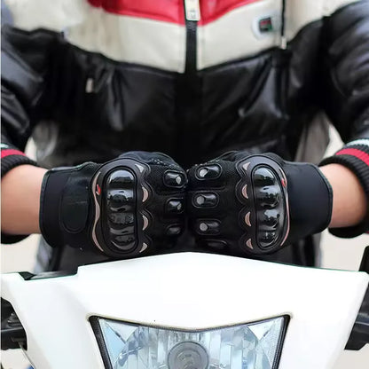 Men's Breathable Motorcycle Gloves Closed Finger Racing Gloves for Outdoor Sports Crossbike Riding
