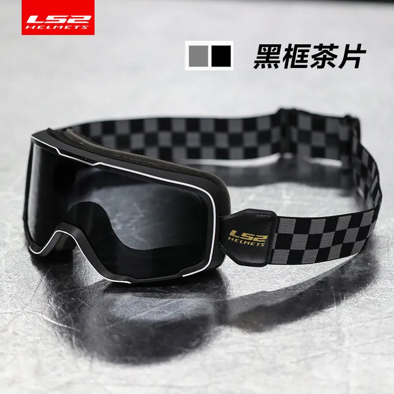 LS2 Original Motocross Glasses Windproof UV Protective Motorcycle Goggles Off-Road Dirt Bike MTB MX Racing Eyewear Men Women