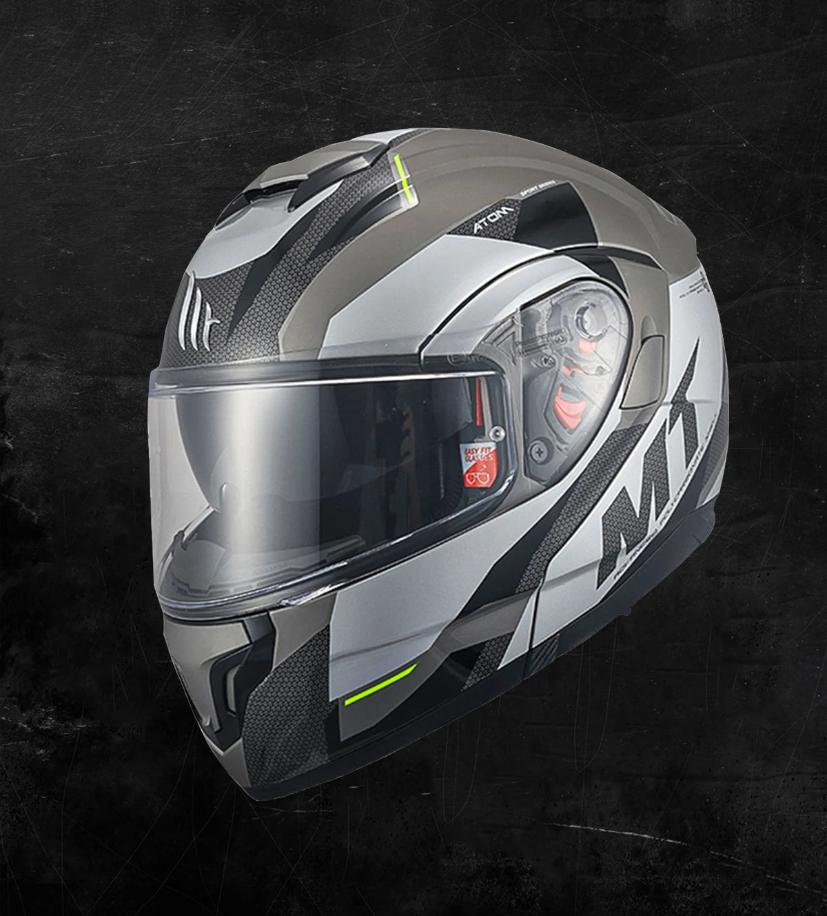 New Arrival Motorcycle Flip-Up Helmets Atom Sv Dual Lens Off Road 4 Seasons Helmets Color Options M-4Xl