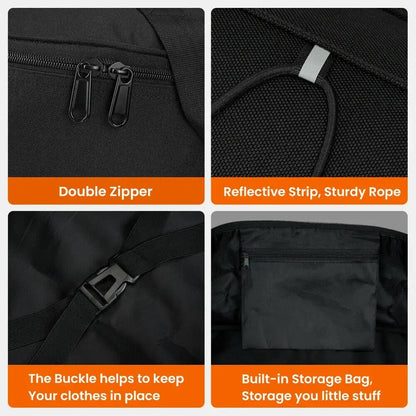 KEMITOUR Tour Pack Organizer Travel-Paks Soft Liner Luggage Bag for Street Glide Electra Glide Road Glide Road King Touring Bags