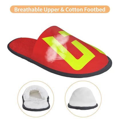 Custom British Lando Norris Racing Driver Guest Slippers for Spa Women House Slipper