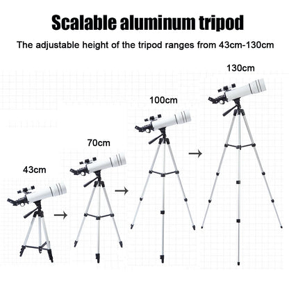 BORWOLF 70400 Professional High-definition Astronomical Telescope 333X To See The Moon and Stars Bird Watching Monocular