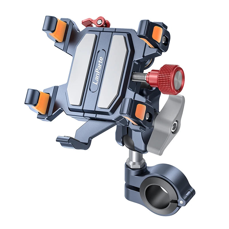 New Universal Motorcycle Phone Holder High-Quality Alloy Shock Absorption Motos Navigation Mount Motorcycle Accessories