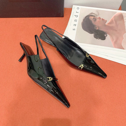 Luxury High-Heeled Sandals Women Sexy Pointed-Toe High Heels for Ladies Summer Comfortable Elegant Women Shoes