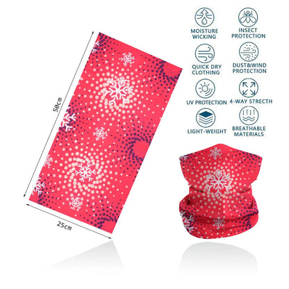 Motorcycling Running Outdoor Sports Face Bandanas Men Neck Warm Gaiter Women Headscarf UV Protection Seamless Tube Face Shield
