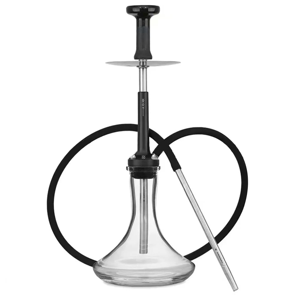 DOOSHA Shisha Hookah Set 304 Stainless Steel Large Hookah Smoking Set Russian Shisha With Bottle