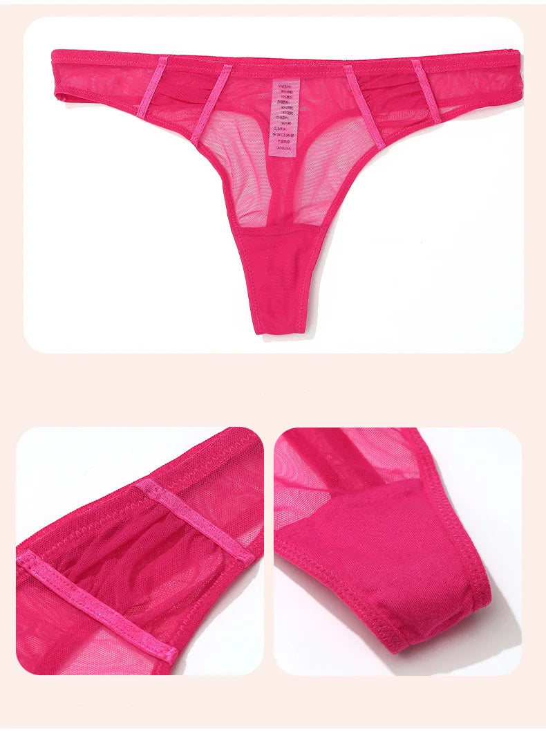 Hollow Out Lingerie Deep-V Neck Fishbone Underwear Push Up Women Sexy Lengthen Bra And Panty Sets Fashion Young Girls Intimates