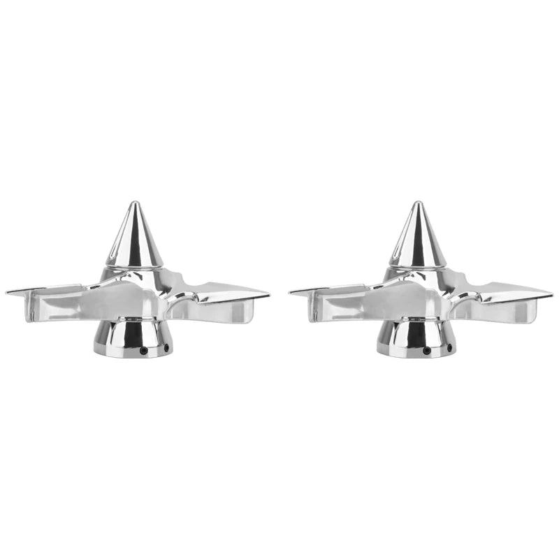 Motorcycle Chrome Black Skull Spun Blade Axle Caps Cover Front Axle Nut Covers For Harley Sportster Dyna Softail V-Rod Custom