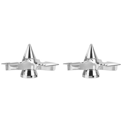 Motorcycle Chrome Black Skull Spun Blade Axle Caps Cover Front Axle Nut Covers For Harley Sportster Dyna Softail V-Rod Custom