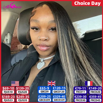 Upgrade 13x6 Highlight Wigs Human Hair for Women 1B 27 Blonde Lace Front Wig Pre Plucked 13x4 Highlight Blonde Human Hair Wigs