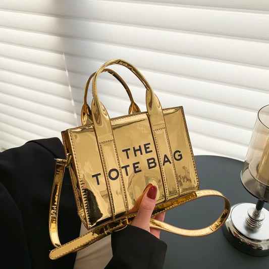 The Tote Bags For Women Crossbody Female Handbag New Solid Words Lette Leisure Large Bag Luxury Fashion Bag designer Bag for PU