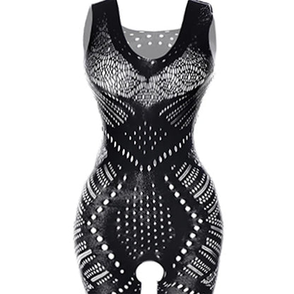 1PC Sexy Women Fishnet Cover Up Body Stocking For Music festival Hollow Out See Through  Bodystocking Without Underwear Beachwea