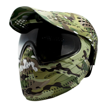 Lotus Camo Color Great III Paintball Mask Full Coverage Protector Helmet