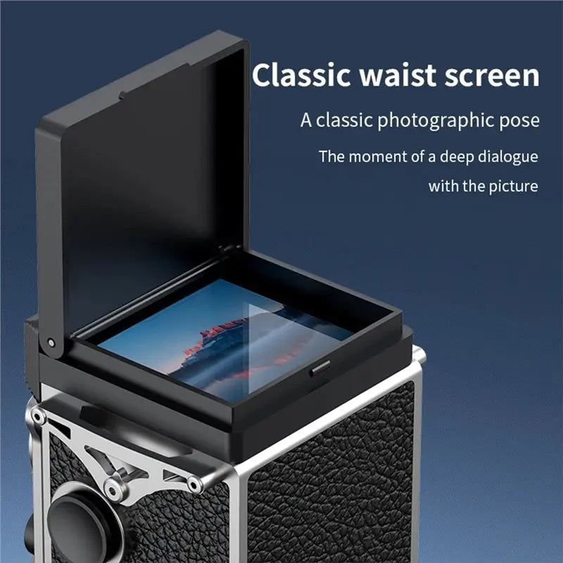 BNVN-Retro Camera Dual Lens Design Function Manual Joystick Operation HD Infrared Night Vision Nostalgic Portable
