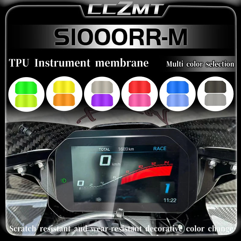 For BMW S1000RR-M S1000RR M s1000rr m 2023 Headlights Taillights Instrument Film Protection Film Modification Accessories